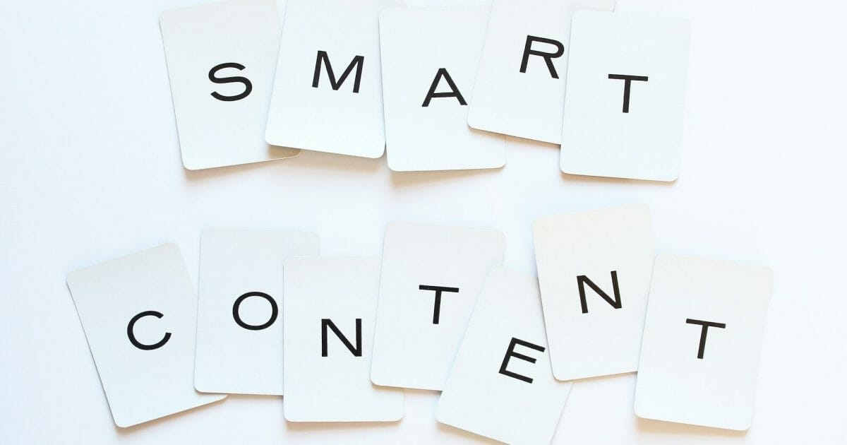 Smart content concept