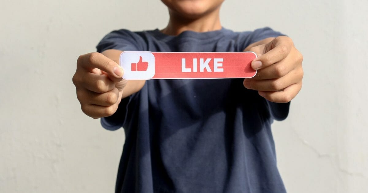 Social Media Like Button or Icon