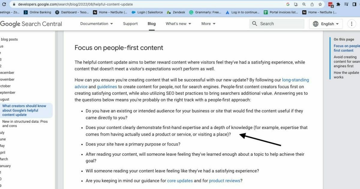Google Search Central guidelines